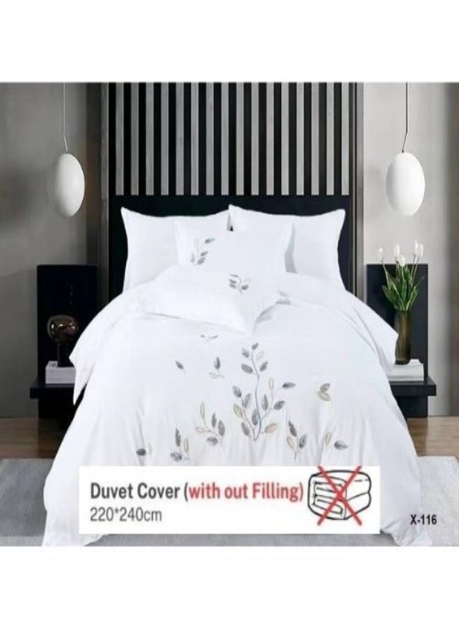 MMM HOME Embroidered 6pcs Super King/King/Single size High Cotton Hotel Master Quality Bedding Set Duvet Cover/Bedsheet/Pillow covers set