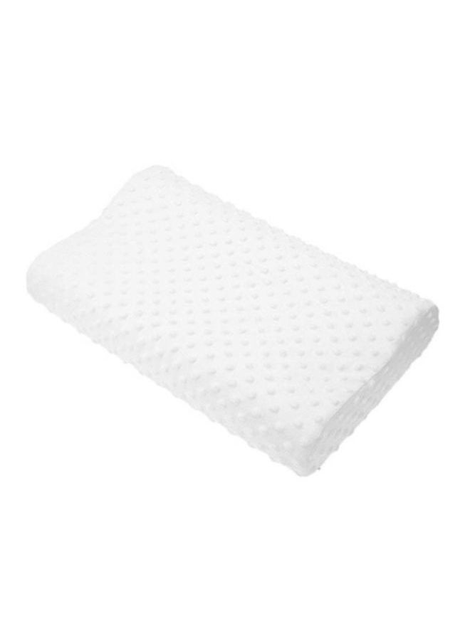 Memory Foam Pillow Cotton White 28x25cm