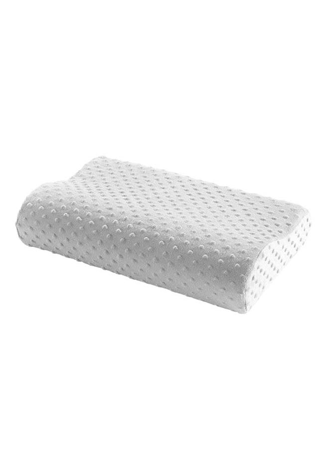 Memory Foam Pillow Cotton White 28x25cm