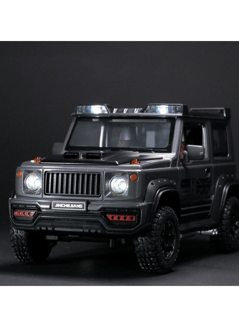 1:24 Scale Jimny SUV Alloy Model Car Diecast Metal Off-Road Cars Car Model Sound And Light Gifts