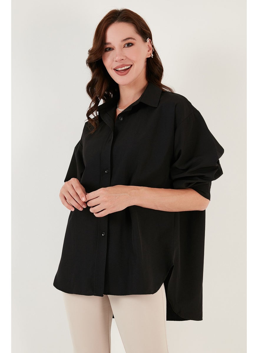 Cotton Oversize Woven Shirt Women's Shirt 6234760