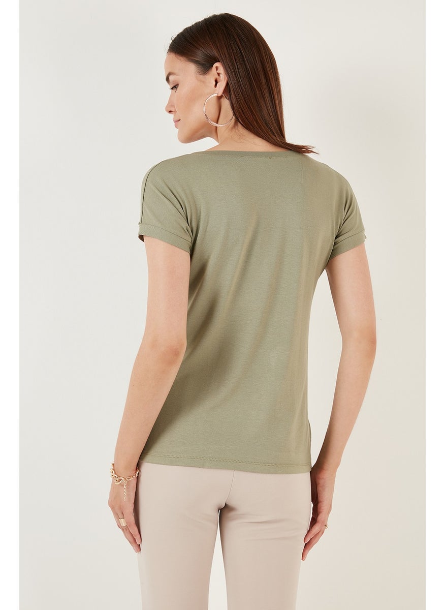 V-Neck Relaxed Cut Women's Blouse 5862000