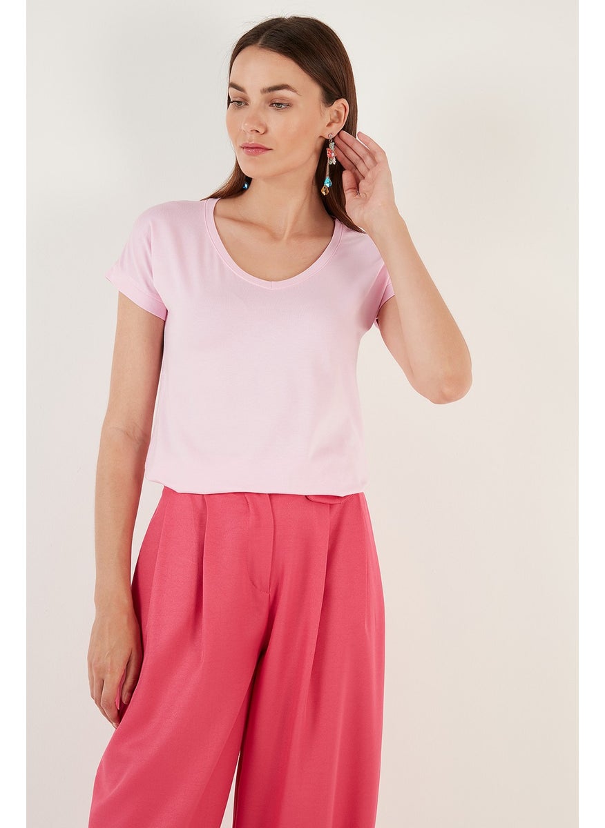V-Neck Relaxed Cut Women's Blouse 5862000