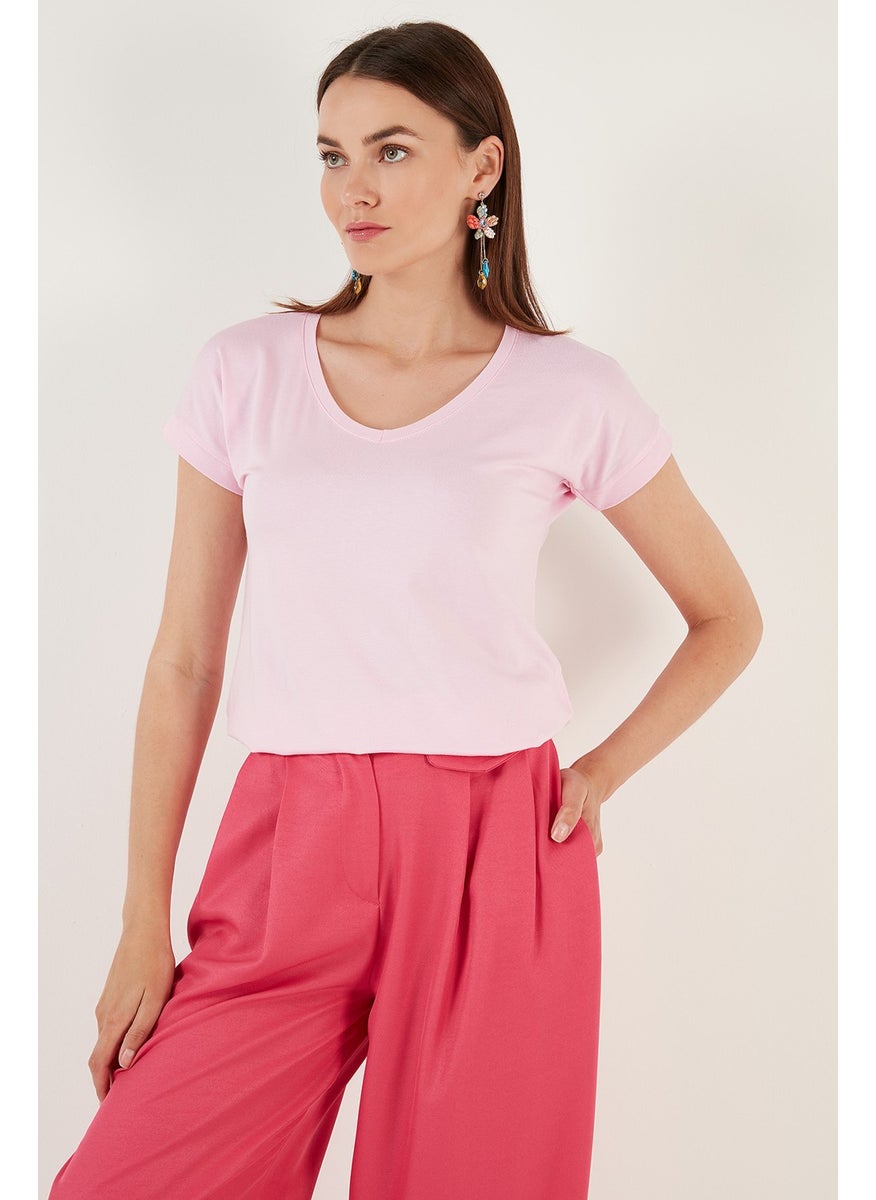 V-Neck Relaxed Cut Women's Blouse 5862000