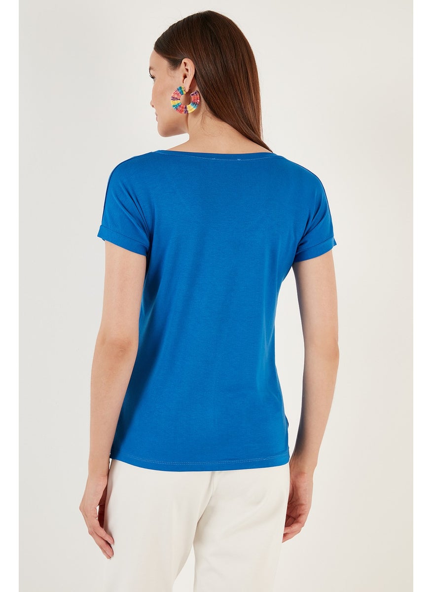 V-Neck Relaxed Cut Women's Blouse 5862000