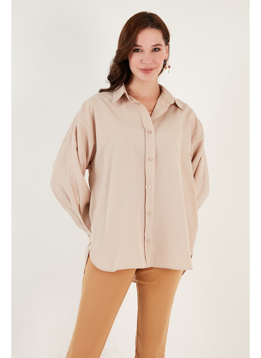 Cotton Oversize Woven Shirt Women's Shirt 6234760