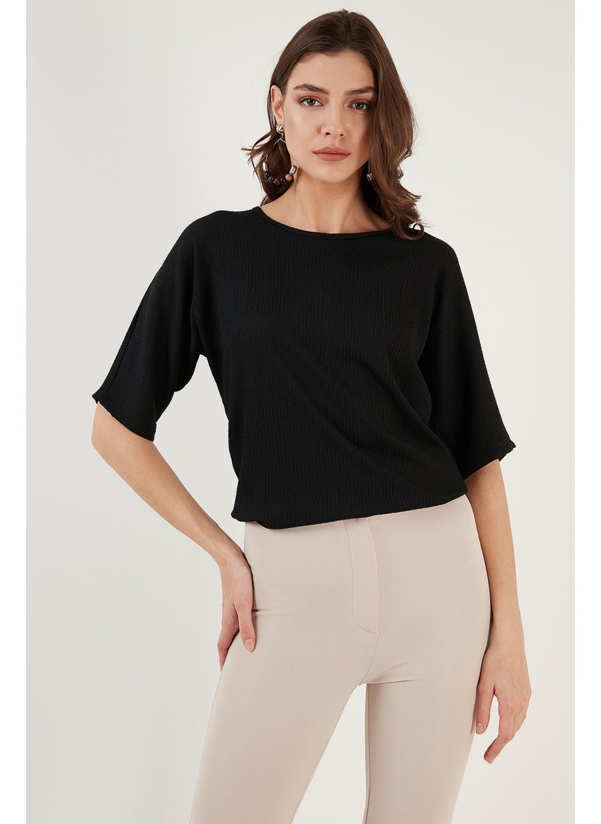 Bürümcük Relaxed Cut Crew Neck Blouse Women's Blouse 5864975