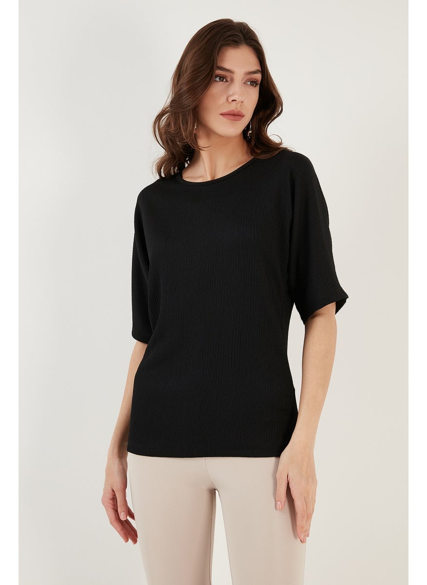 Bürümcük Relaxed Cut Crew Neck Blouse Women's Blouse 5864975