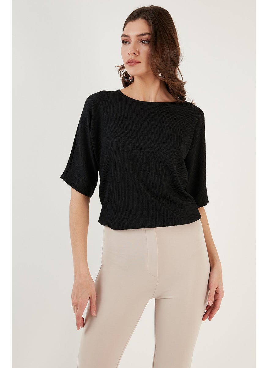 Bürümcük Relaxed Cut Crew Neck Blouse Women's Blouse 5864975