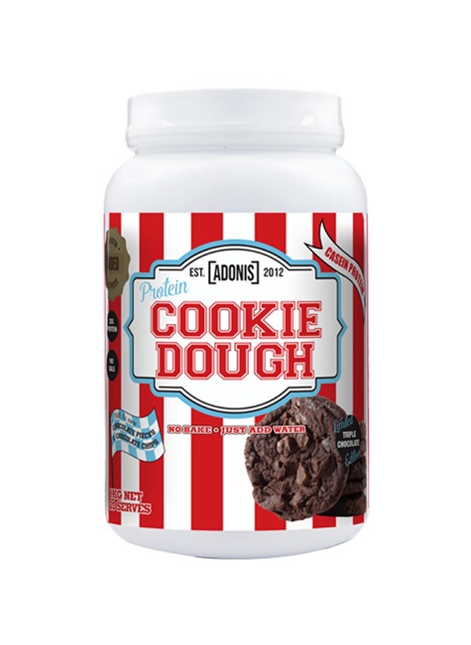 Adonis Cookie Dough Casein Protein Triple Chocolate Flavor, 1kg