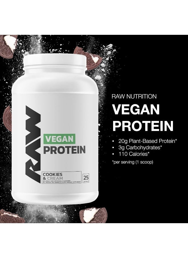 Vegan Protein Powder 20G Of Plant-Based Protein Fortified With Vitamins Muscle Growth And Recovery Low-Fat 25 Servings