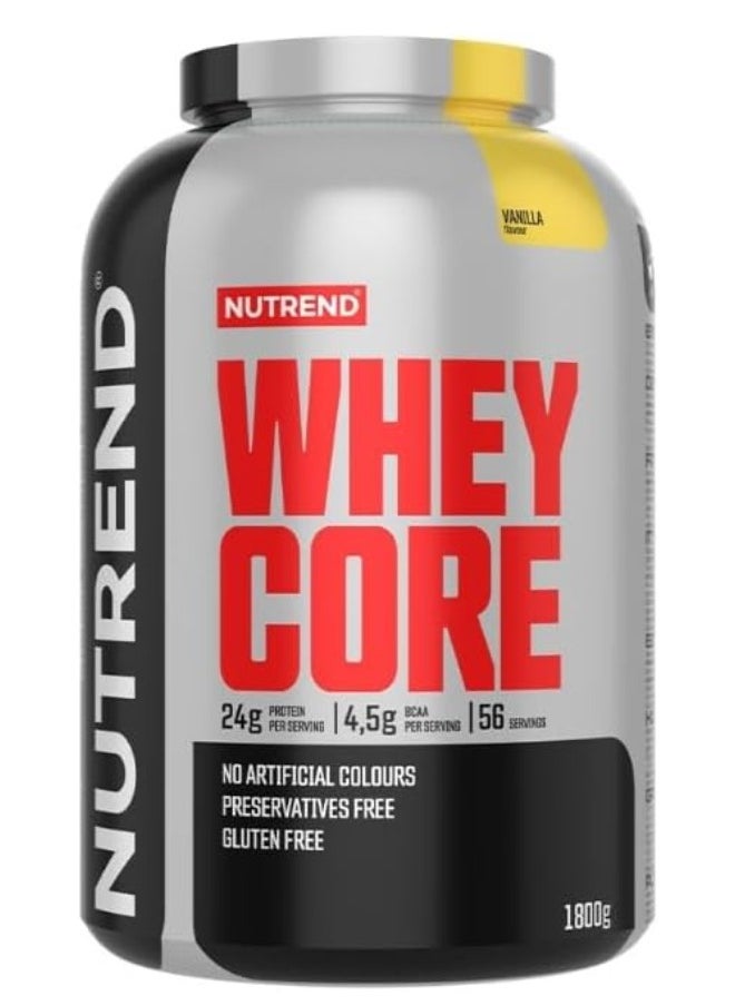 Nutrend Whey Core 1800g Vanilla Flavour 56 Servings