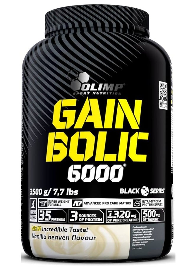 Gain Bolic 6000, Extreme Hardgainer Formula,Vanilla Flavour, 3500g