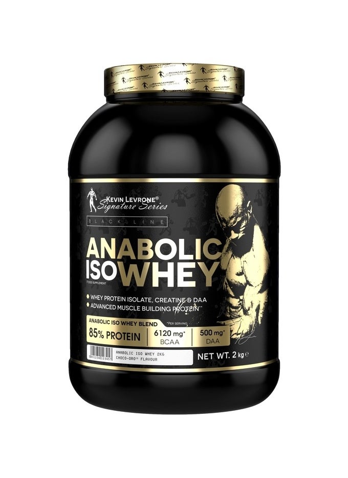 Kevin Levrone, Anabolic ISO Whey Protein, 2Kg, Chocolate, 66 Servings