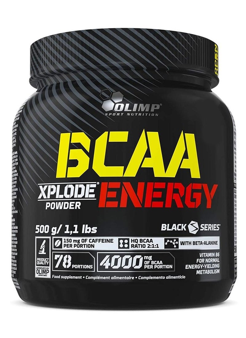 BCAA Xplode Energy Fruit Punch 78 Portions 500g