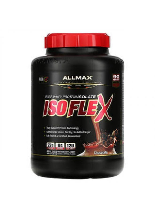 ALLMAX Nutrition Isoflex Pure Whey Protein Isolate Chocolate 5 lbs (2.27 kg)