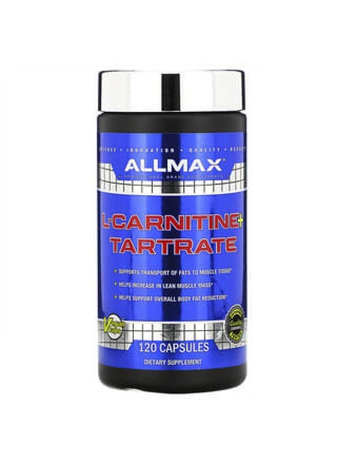 ALLMAX Nutrition L-Carnitine + Tartrate 120 Capsules