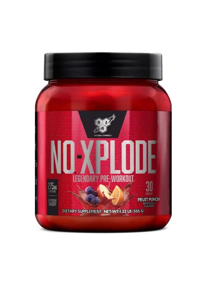 BSN, NO-Xplode Pre Workout, 1.22Lbs, Fruit Punch, 30 Servings