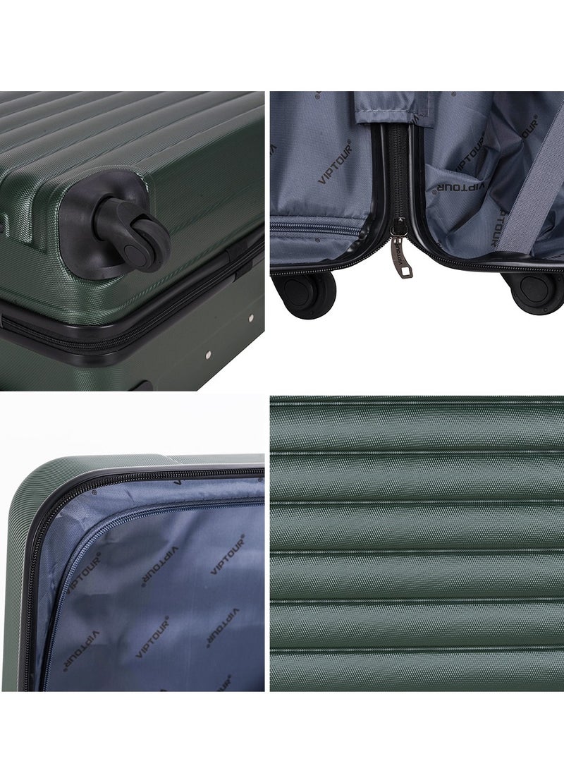 Set of 4 ABS Trolley Luggage With Number Lock 20,24,28,32 Inches