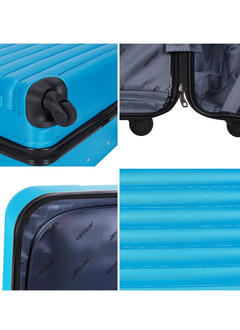 Set of 4 ABS Trolley Luggage With Number Lock 20,24,28,32 Inches