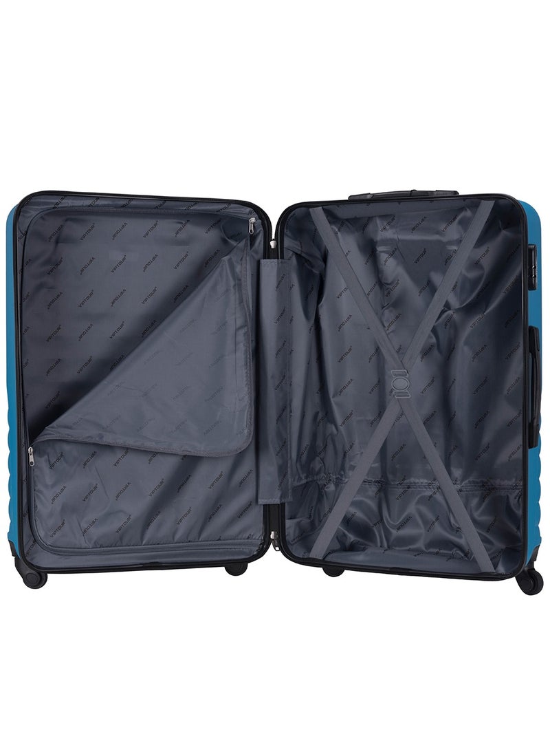 Set of 4 ABS Trolley Luggage With Number Lock 20,24,28,32 Inches