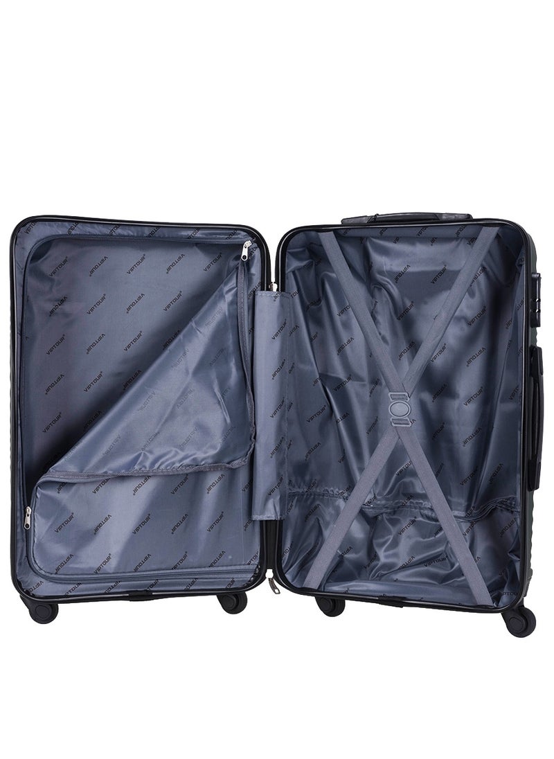 Set of 4 ABS Trolley Luggage With Number Lock 20,24,28,32 Inches