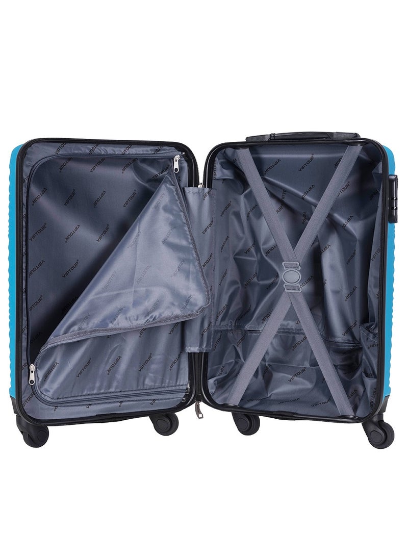 Set of 4 ABS Trolley Luggage With Number Lock 20,24,28,32 Inches