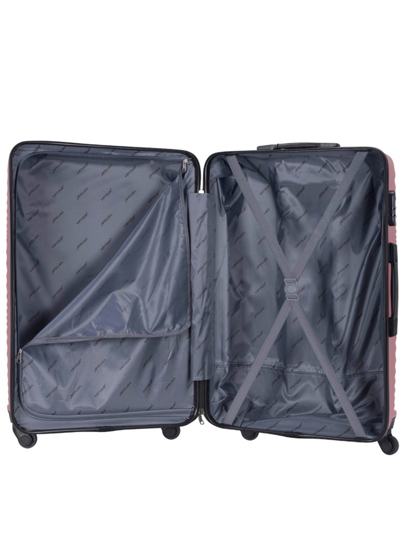 Set of 4 ABS Trolley Luggage With Number Lock 20,24,28,32 Inches