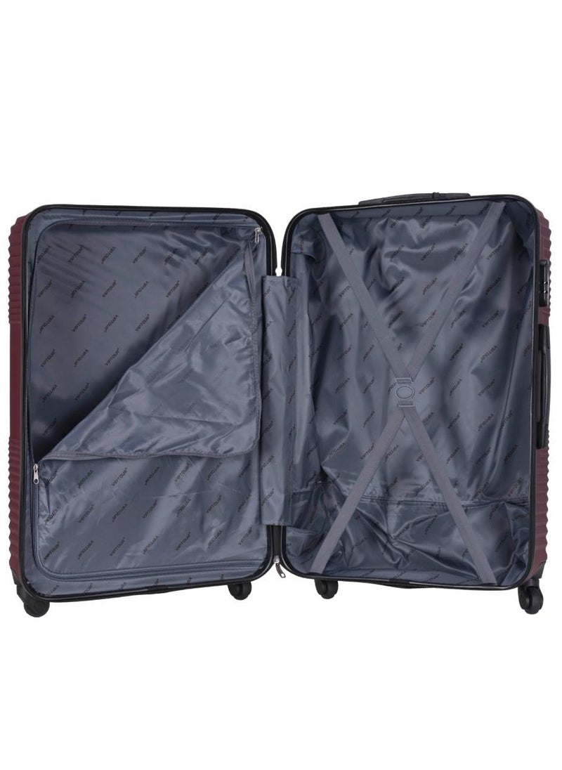 Set of 4 ABS Trolley Luggage With Number Lock 20,24,28,32 Inches