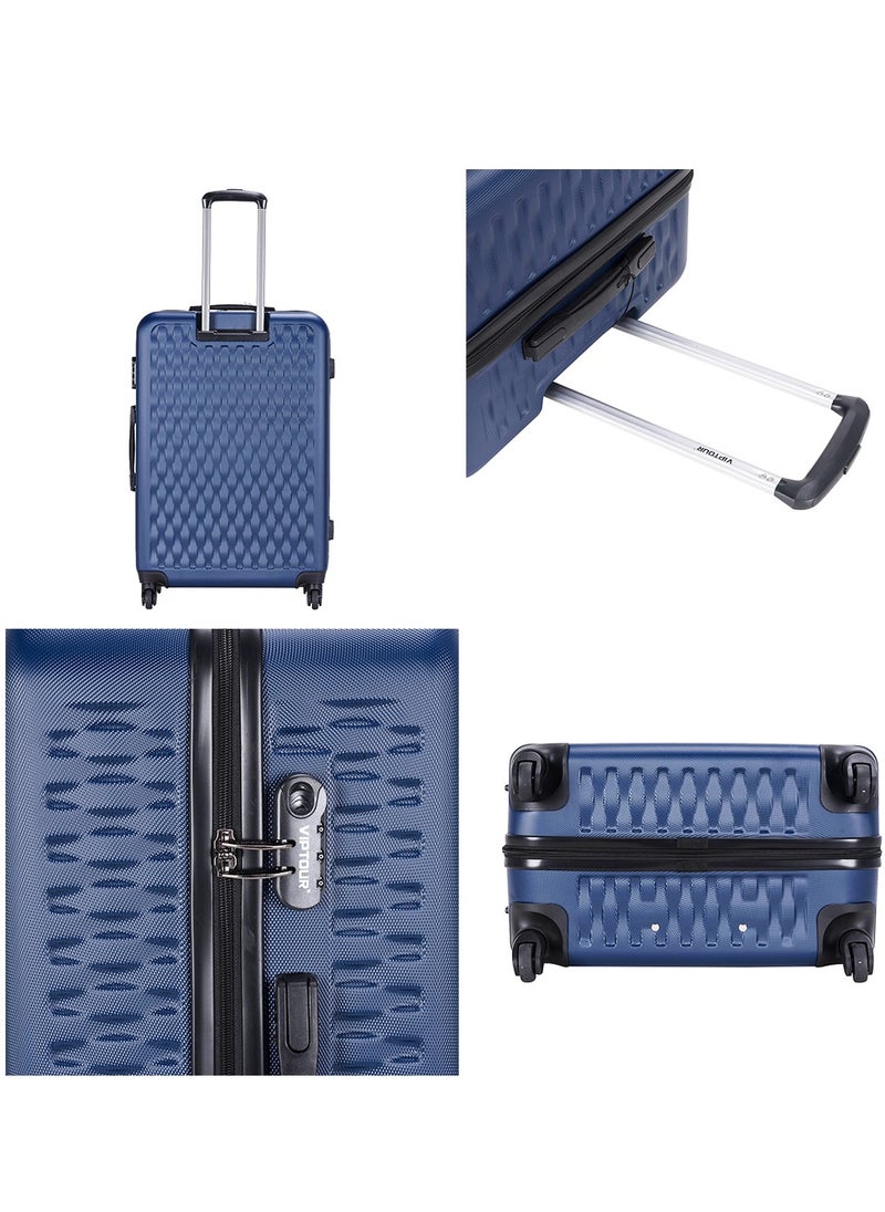 Set of 4 ABS Trolley Luggage With Number Lock 20,24,28,32 Inches