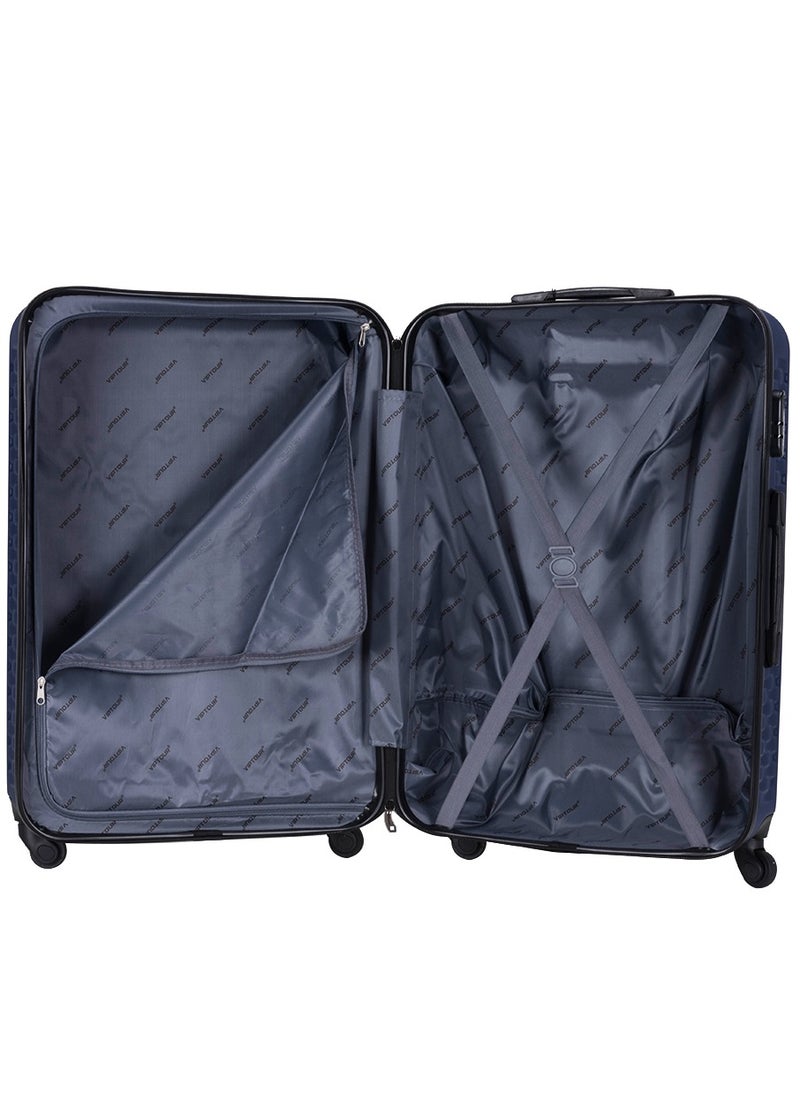 Set of 4 ABS Trolley Luggage With Number Lock 20,24,28,32 Inches