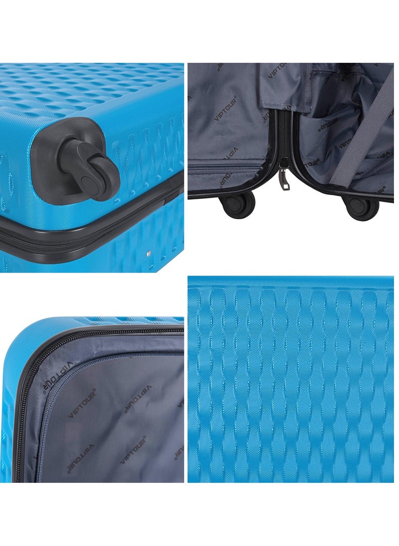 Set of 4 ABS Trolley Luggage With Number Lock 20,24,28,32 Inches