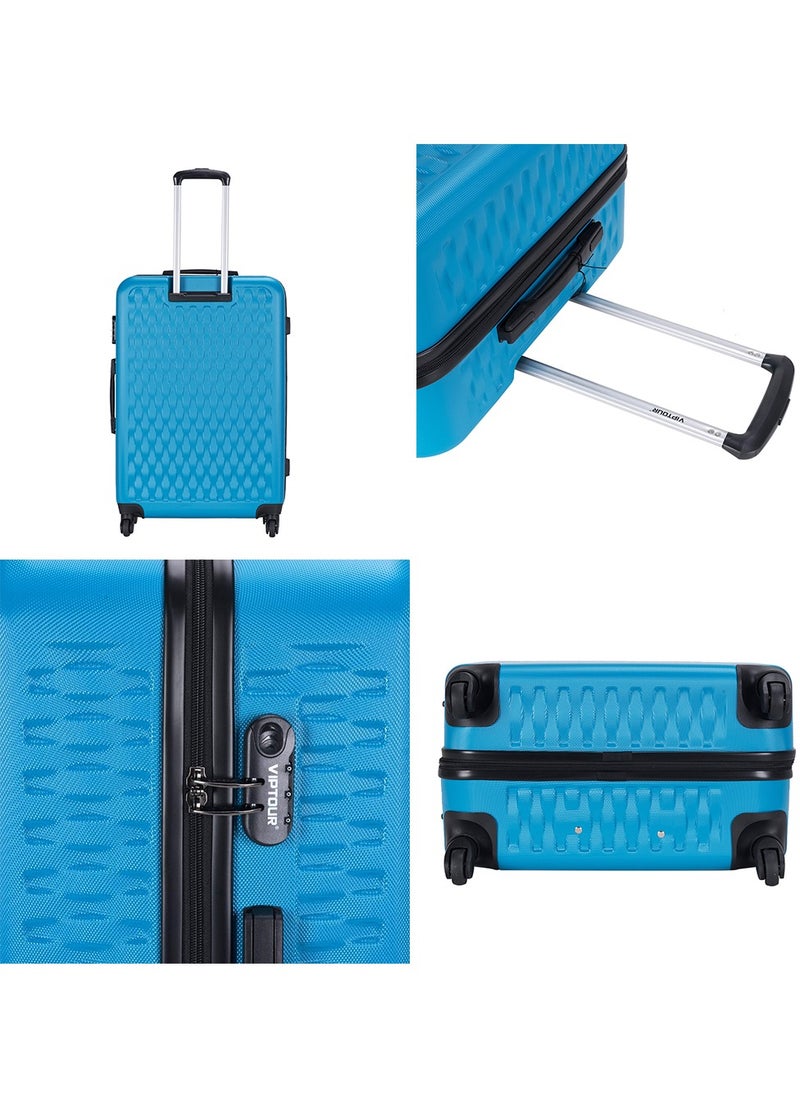 Set of 4 ABS Trolley Luggage With Number Lock 20,24,28,32 Inches