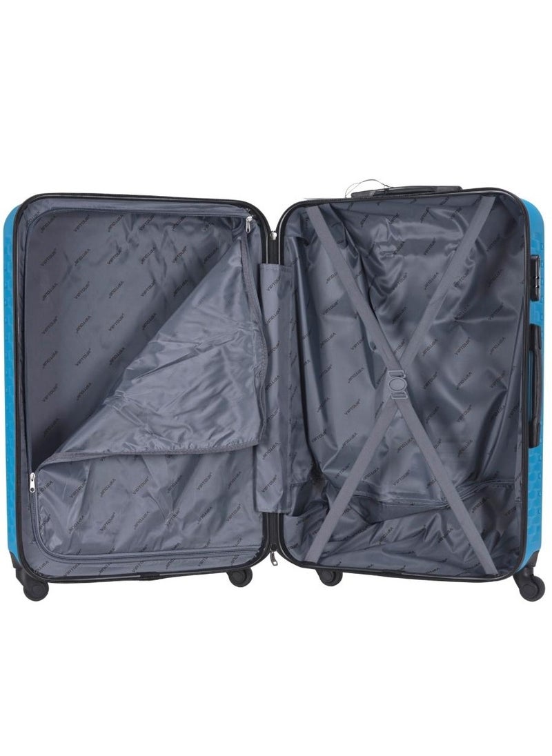 Set of 4 ABS Trolley Luggage With Number Lock 20,24,28,32 Inches