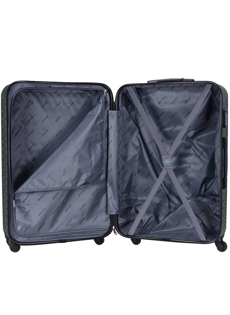 Set of 4 ABS Trolley Luggage With Number Lock 20,24,28,32 Inches