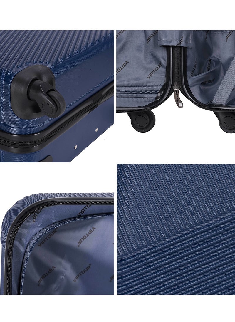 Set of 4 ABS Trolley Luggage With Number Lock 20,24,28,32 Inches