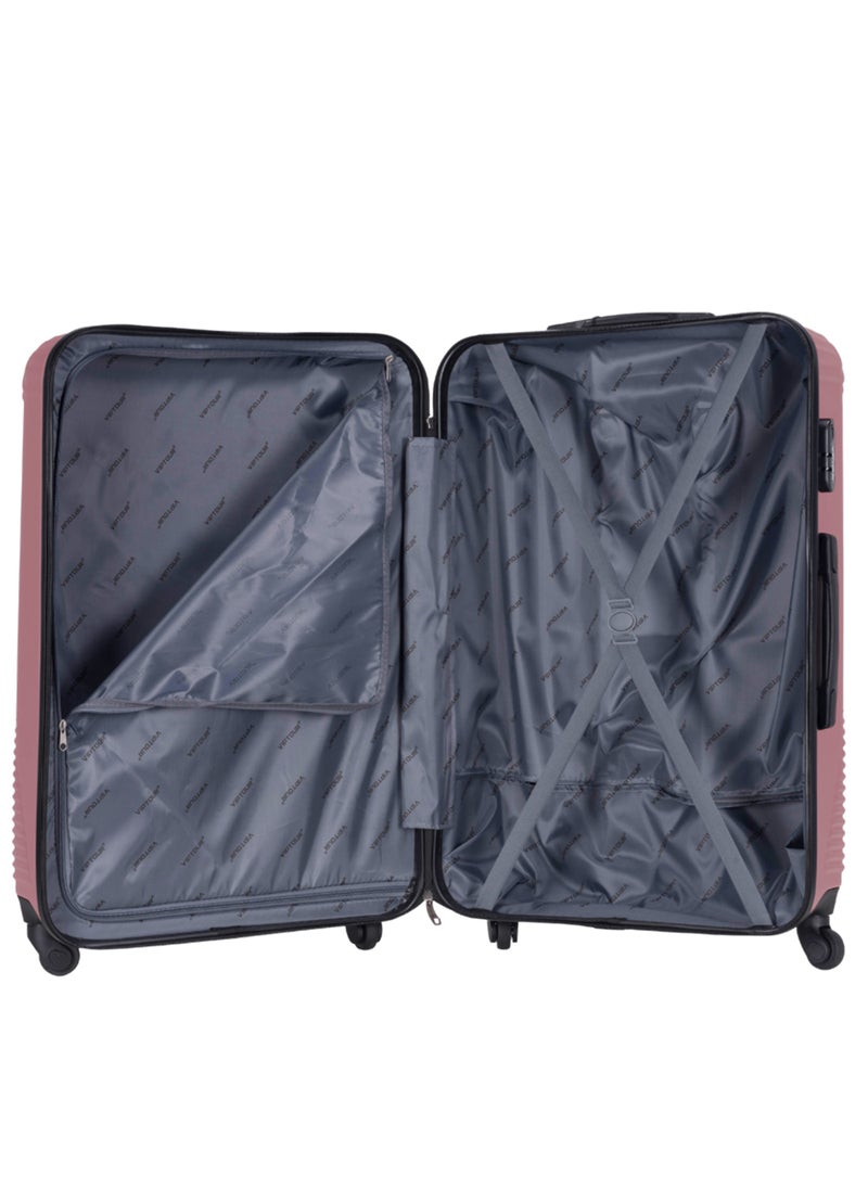 Set of 4 ABS Trolley Luggage With Number Lock 20,24,28,32 Inches