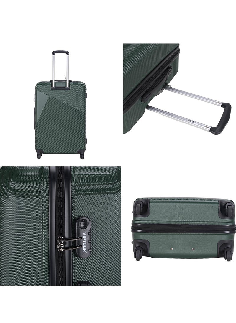 Set of 4 ABS Trolley Luggage With Number Lock 20,24,28,32 Inches