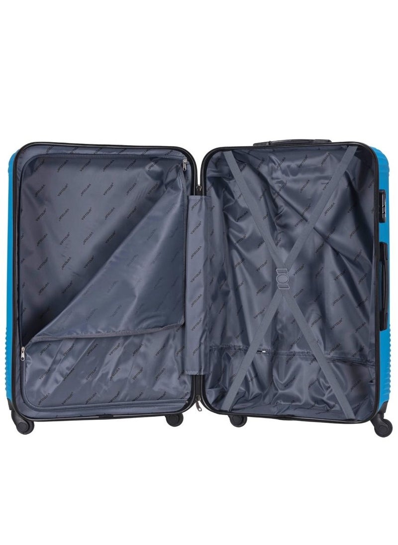 Set of 4 ABS Trolley Luggage With Number Lock 20,24,28,32 Inches