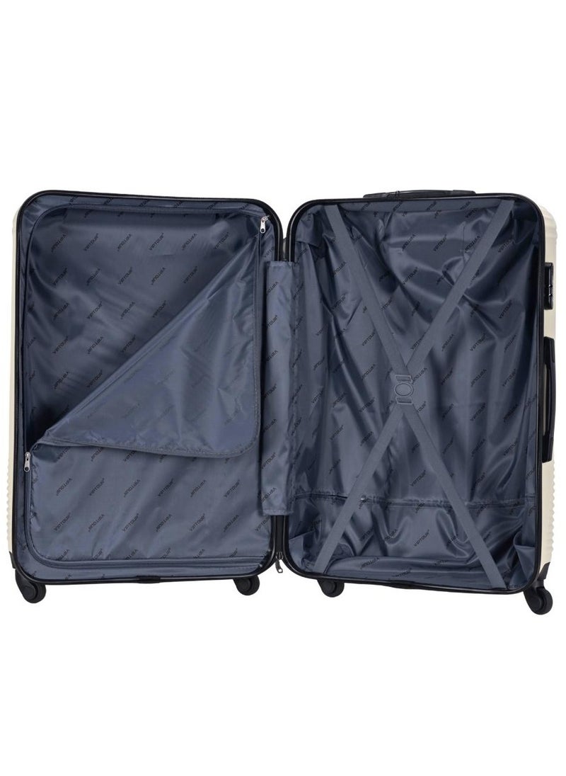 Set of 4 ABS Trolley Luggage With Number Lock 20,24,28,32 Inches