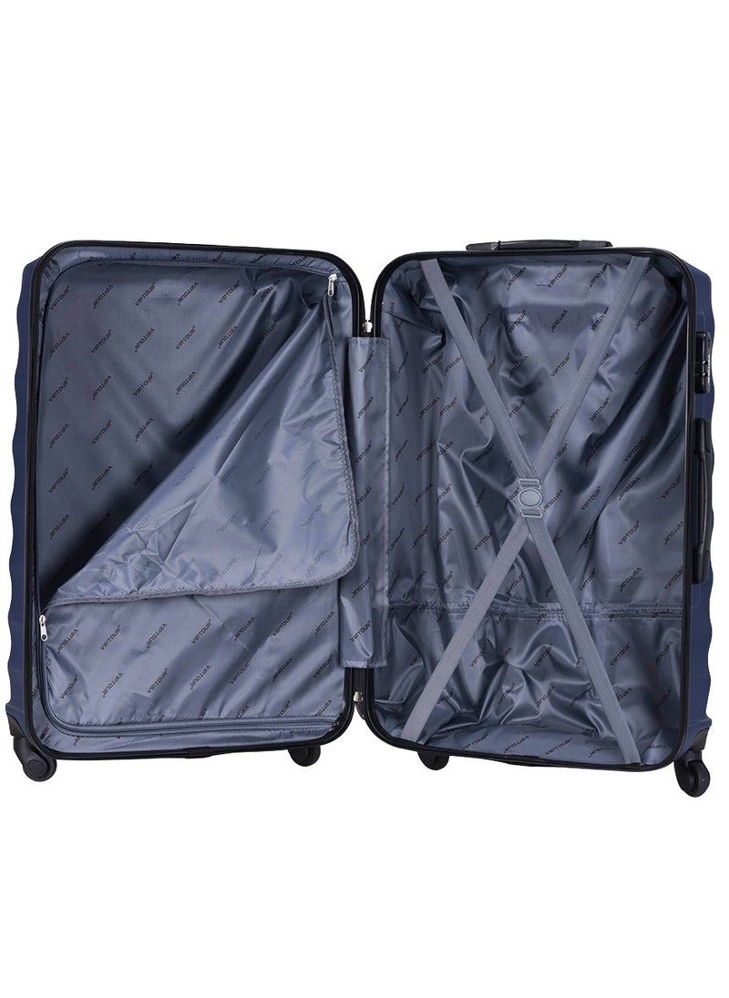 Set of 4 ABS Trolley Luggage With Number Lock 20,24,28,32 Inches