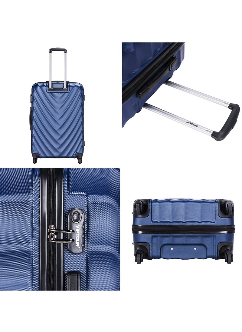 Set of 4 ABS Trolley Luggage With Number Lock 20,24,28,32 Inches