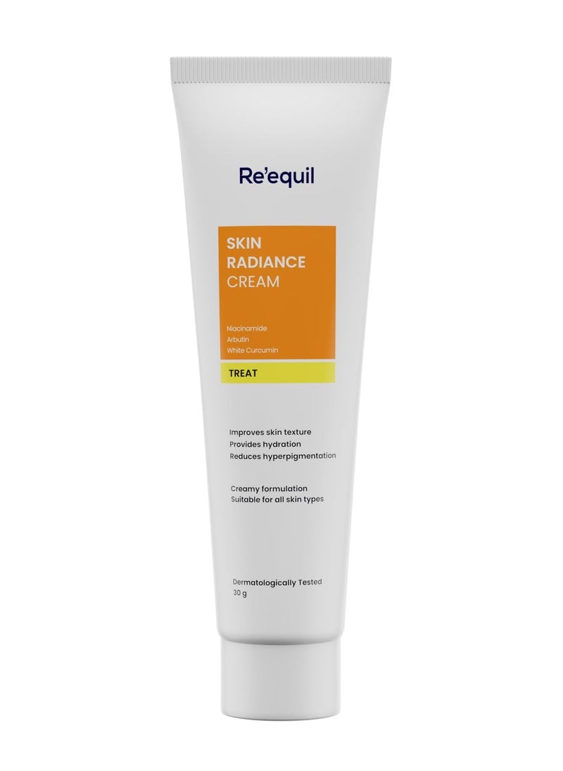 RE' EQUIL Skin Radiance Cream | Reduces Dark Spots & Age Spots | Increases Skin Radiance & Evens Skin Tone | For All Skin Types | 30G