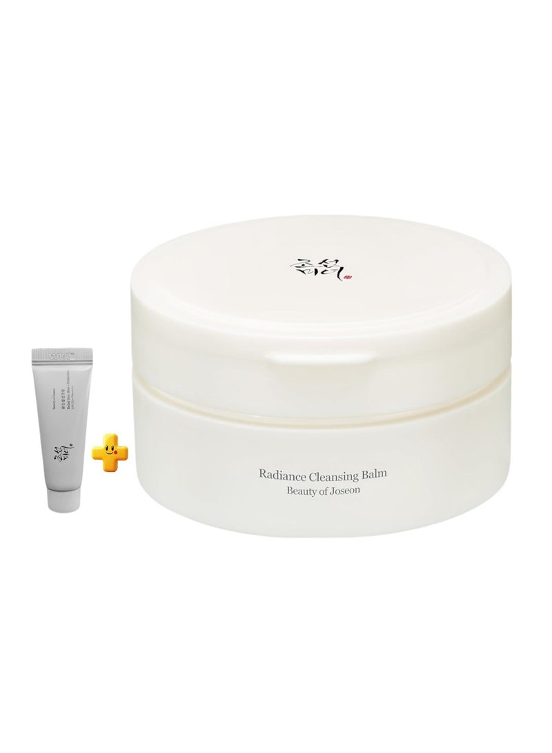 Radiance Cleansing Balm (100Ml, 3.38 Fl.Oz) And Relief Sun Rice+Probiotics Spf50 Mini10Ml Extra 100ml+10mlml