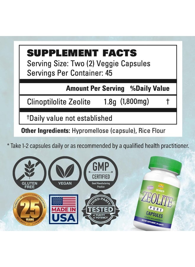 Zeo Health Zeolite Pure Capsules