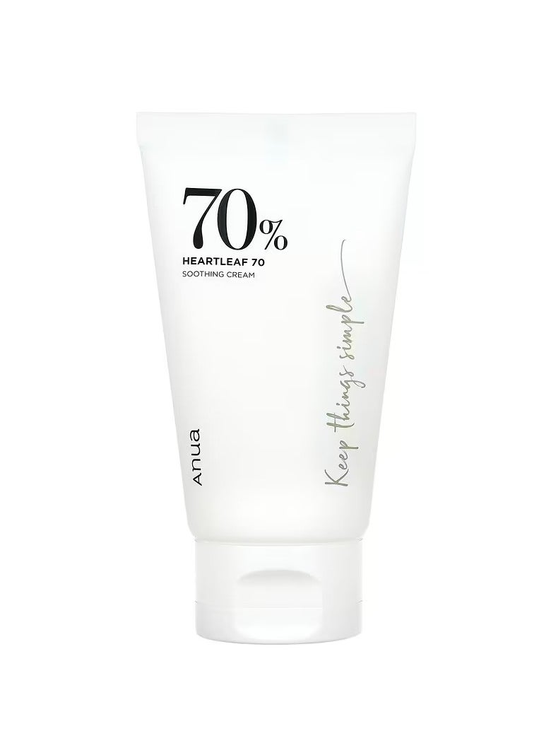 ANUA HEARTLEAF 70% SOOTHING CREAM 100ml