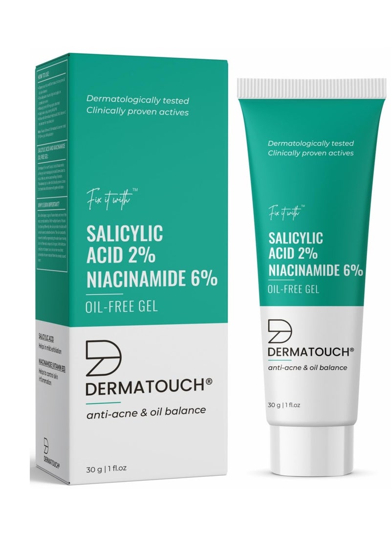 Dermatouch Salicylic Acid 2% Niacinamide 6% Anti Acne 30G