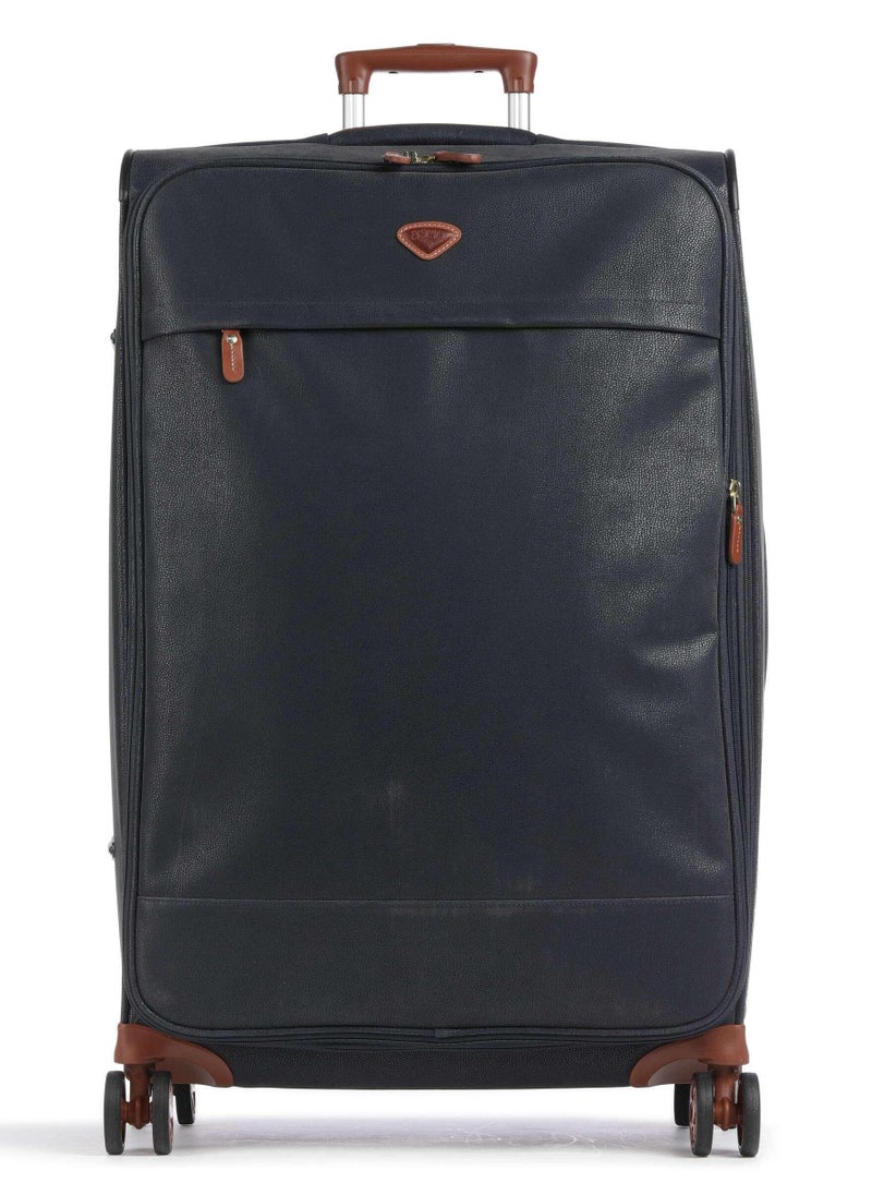 New Uppsala Soft Expandable Suitcase Luggage Trolley 78cm Large Navy Blue