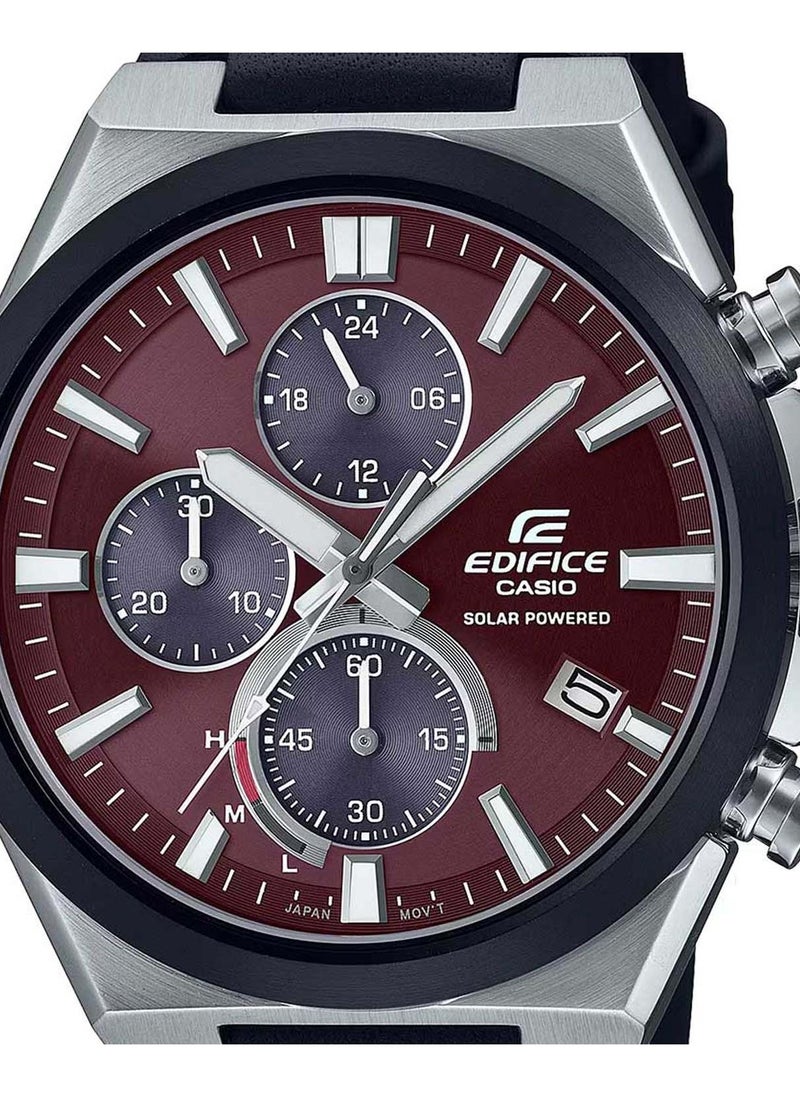 Casio Edifice EQS-950BL-5AVUDF Chronograph  Leather Strap Men's Watch