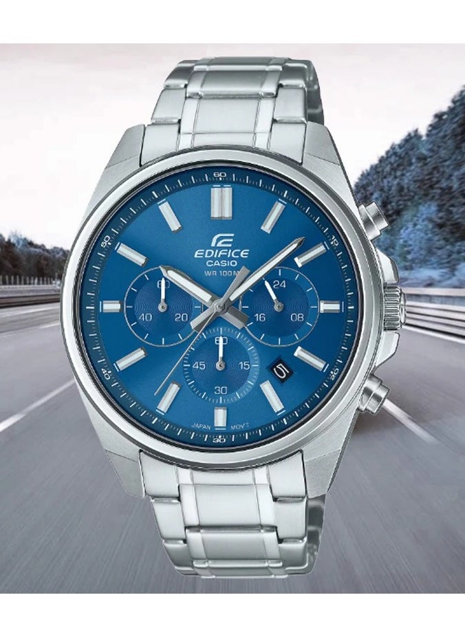 Casio Edifice Blue Dial Chronograph Men's Watch| EFV-650D-2AVUDF